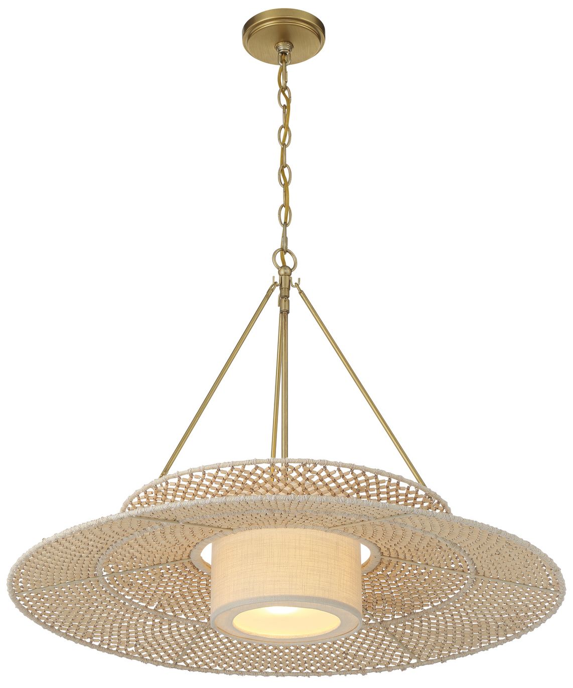 Image 4 Crystorama Janipher 29.5'' Soft Gold Chandelier more views