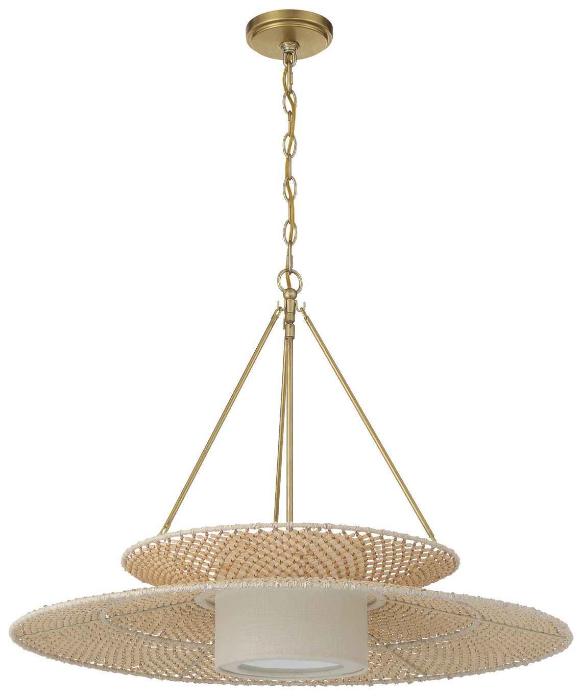 Image 2 Crystorama Janipher 29.5in.  Soft Gold Ch more views