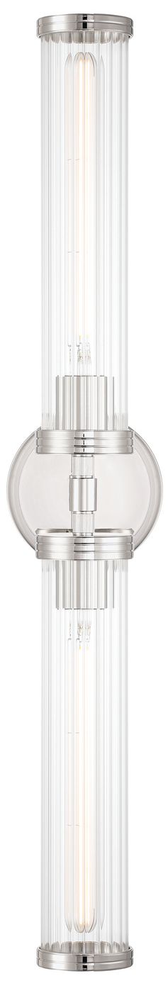 Image 3 Crystorama Jarvis 29'' LED Polished Nickel Sconce more views