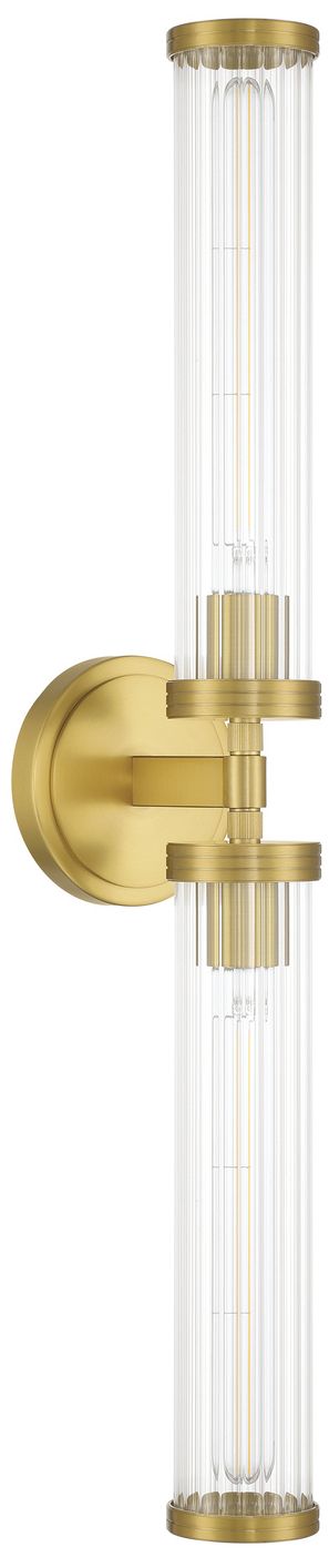 Image 2 Crystorama Jarvis 29in.  LED Aged Brass more views