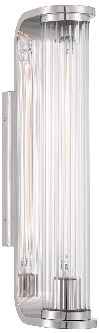 Thumbnail2 of Crystorama Jarvis 4.25'' LED Polished Nickel Sconce