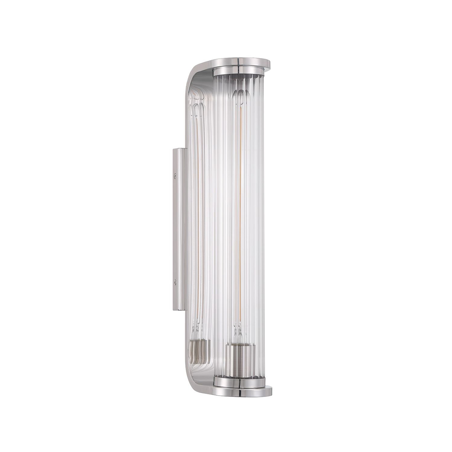Thumbnail3 of Crystorama Jarvis 4.25'' LED Polished Nickel Sconce more views