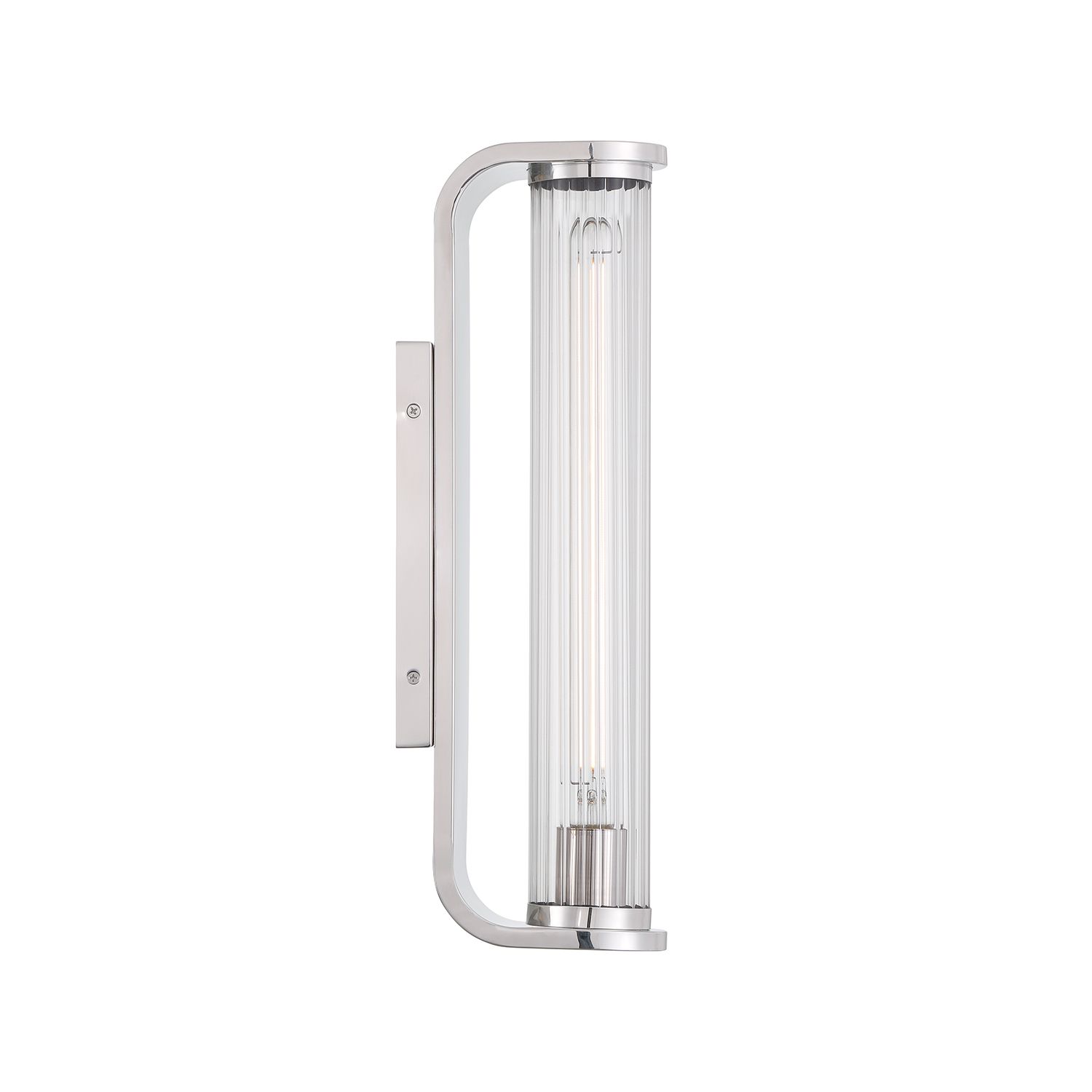Crystorama Jarvis 4.25'' LED Polished Nickel Sconce