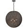 Crystorama Jasmine 19 3/4" Wide Bronze Orb Pendant Light