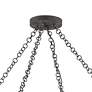 6_Crystorama Jasmine 25" Wide Bronze 6-Light Drum Chandelier more views