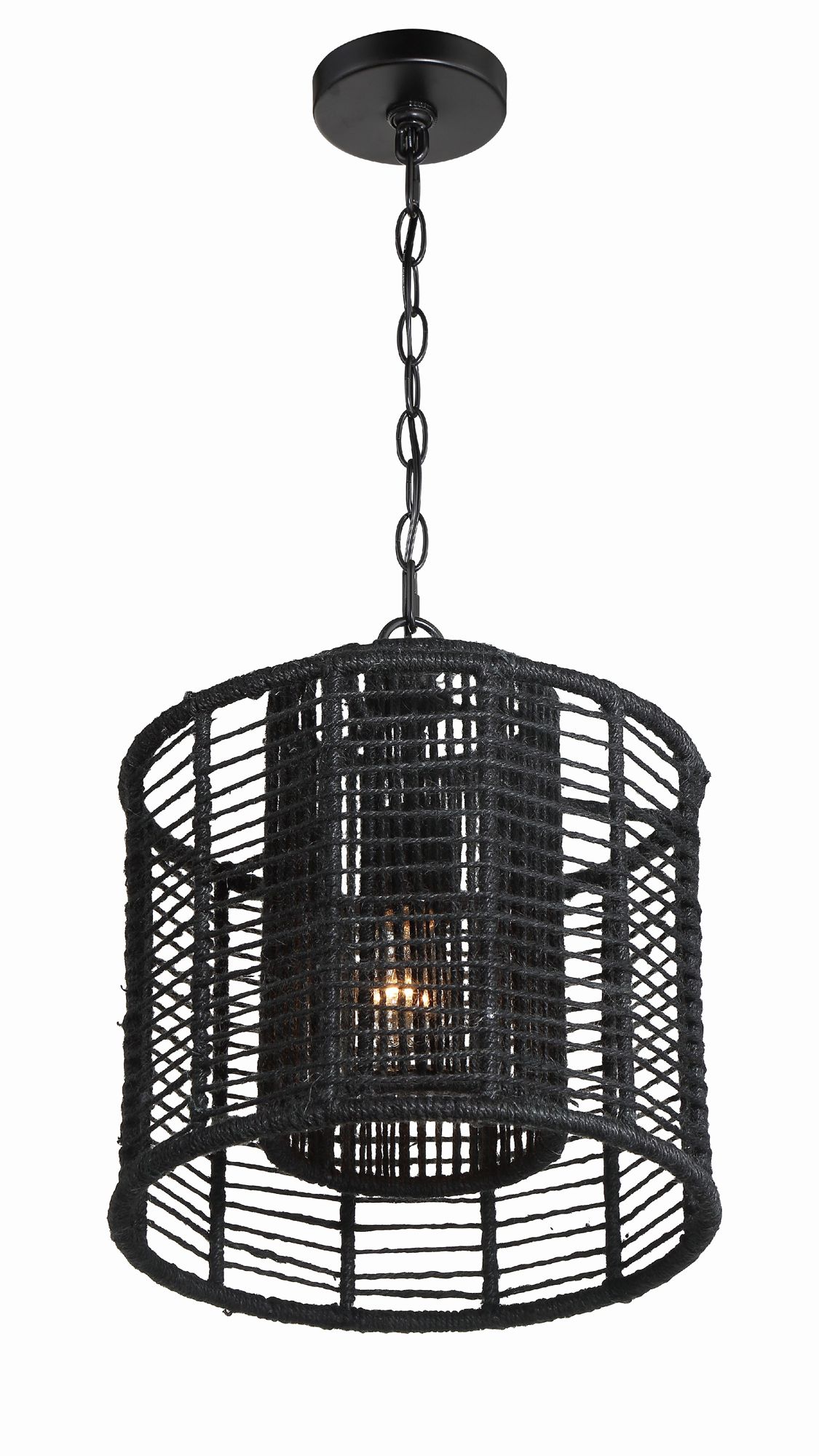 Image 2 Crystorama Jayna 12.5'' Matte Black Chandelier more views