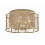 3_Crystorama Jayna 15"W Burnished Silver 4-Light Ceiling Light more views