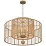 3_Crystorama Jayna 31 1/4" 8-Light Natural Jute Double Drum Chandelier