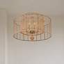 2_Crystorama Jayna 31 1/4" 8-Light Natural Jute Double Drum Chandelier