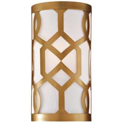 Crystorama Jennings 12&quot; High Aged Brass Wall Sconce