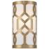 Crystorama Jennings 12" High Aged Brass Wall Sconce