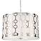 Crystorama Jennings 24 1/4"W Nickel 5-Light Pendant