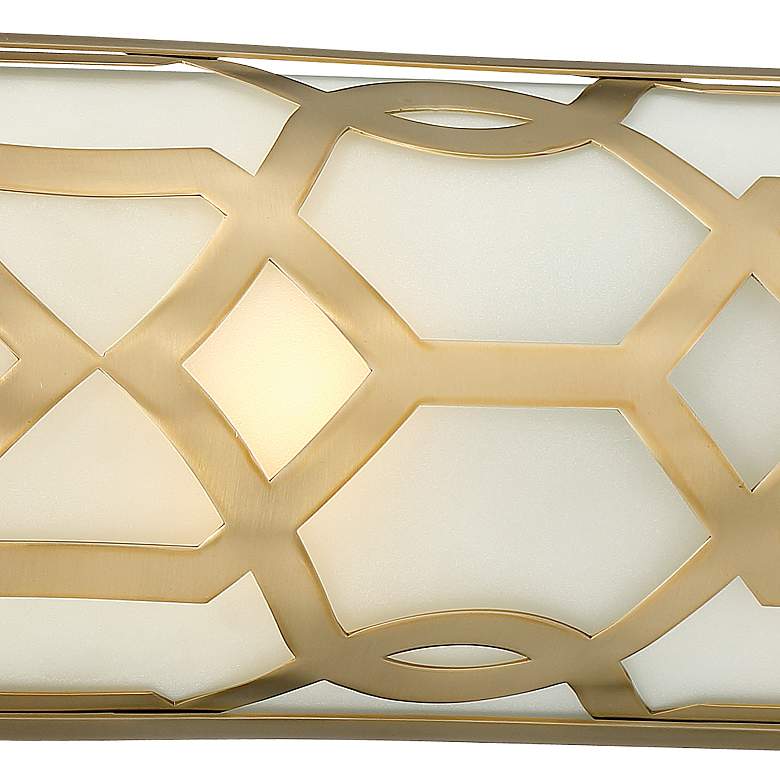 Image 4 Crystorama Jennings 24" Wide Aged Brass LED Bath Light more views