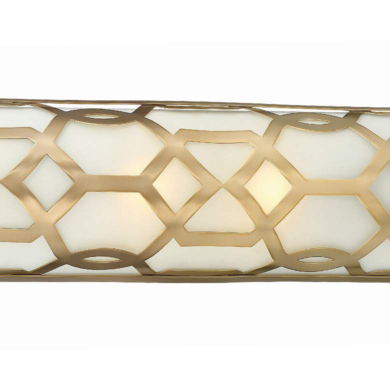 Image 5 Crystorama Jennings 24" Wide Aged Brass LED Bath Light more views