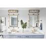 7_Crystorama Jennings 24" Wide Aged Brass LED Bath Light more views