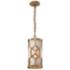 Crystorama Jennings 6 1/4" Wide Aged Brass Mini Pendant