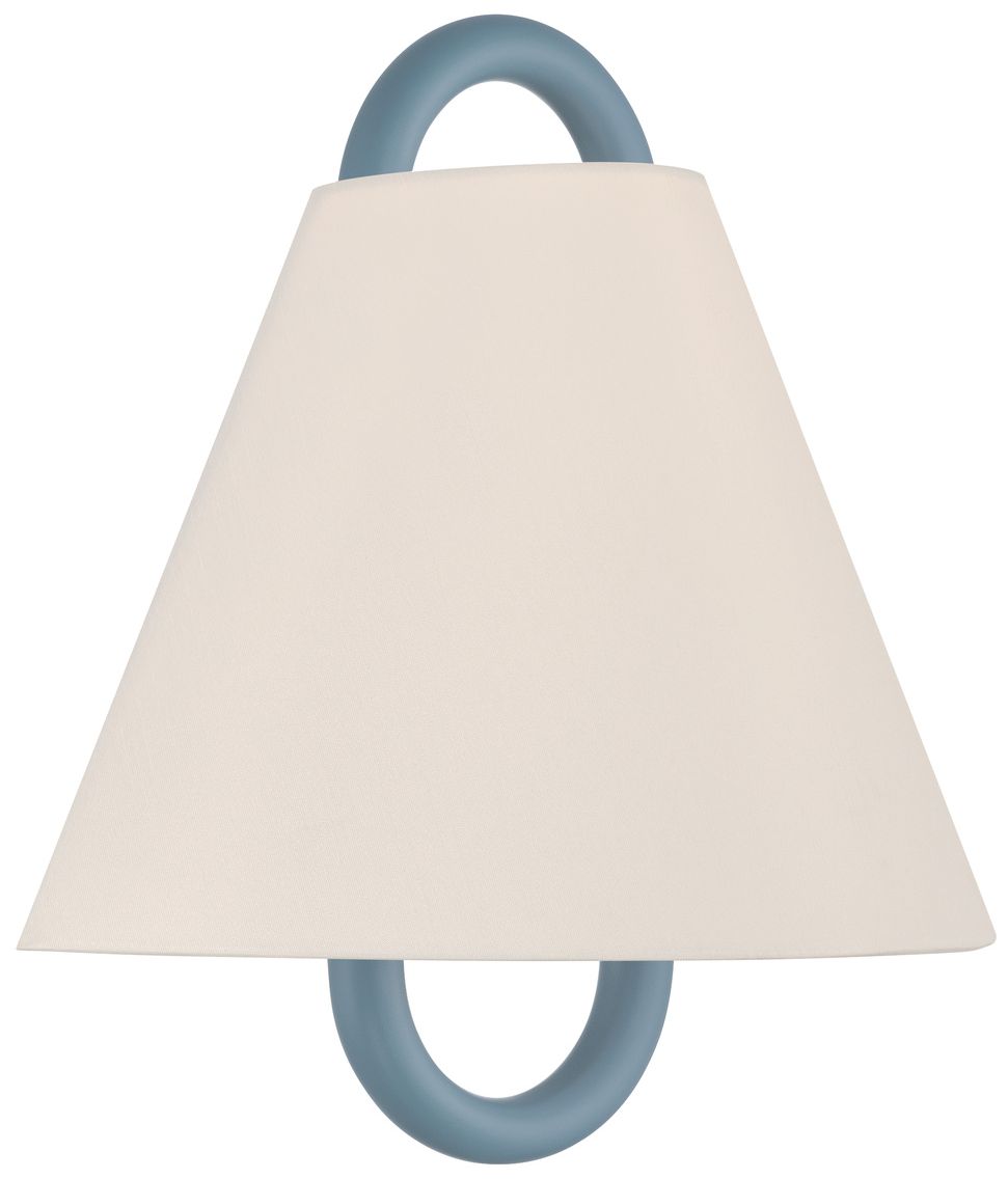 Thumbnail3 of Crystorama Jojo 11.75'' Vibrant Gold + Blue Sconce more views