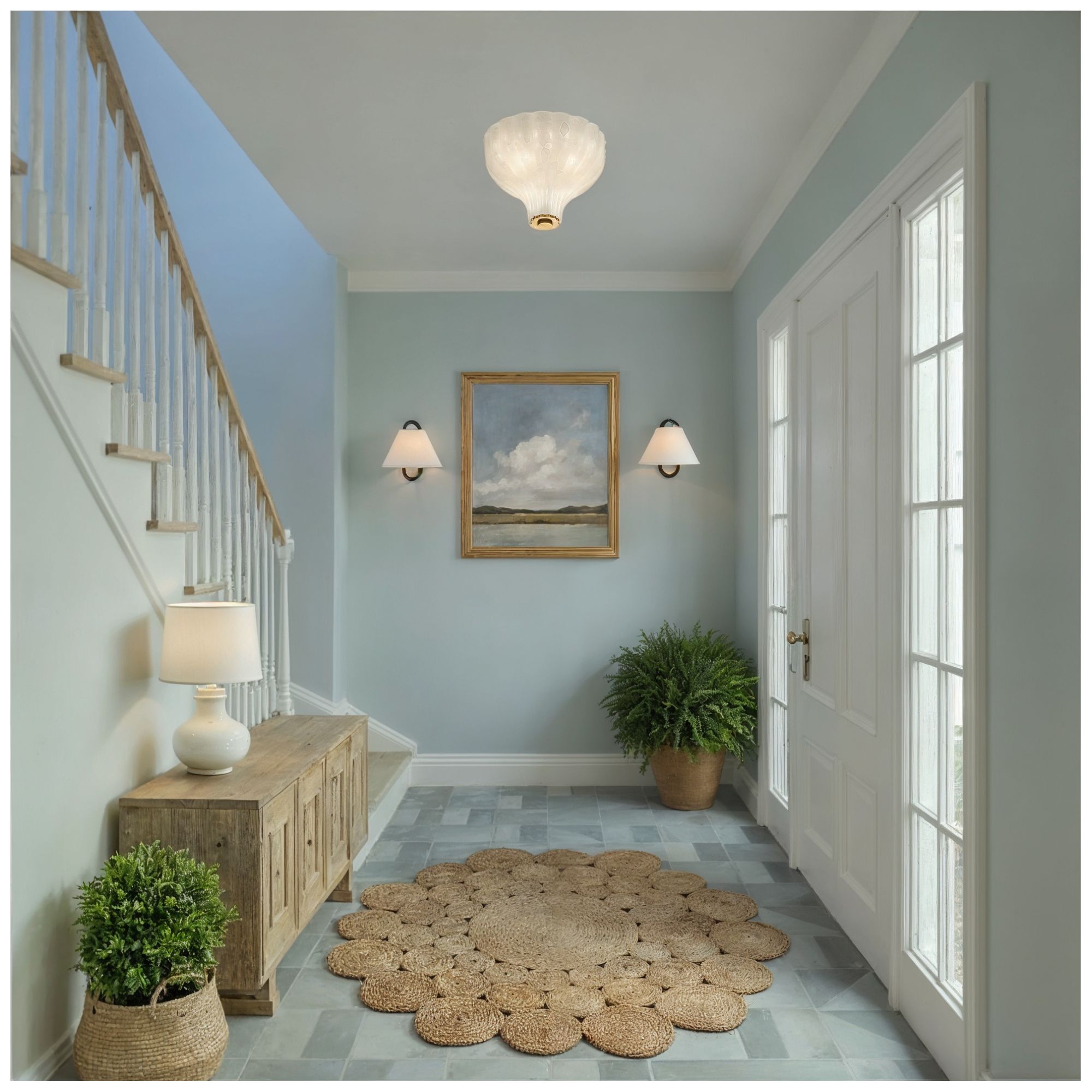 Crystorama Jojo 11.75'' Vibrant Gold + Blue Sconce