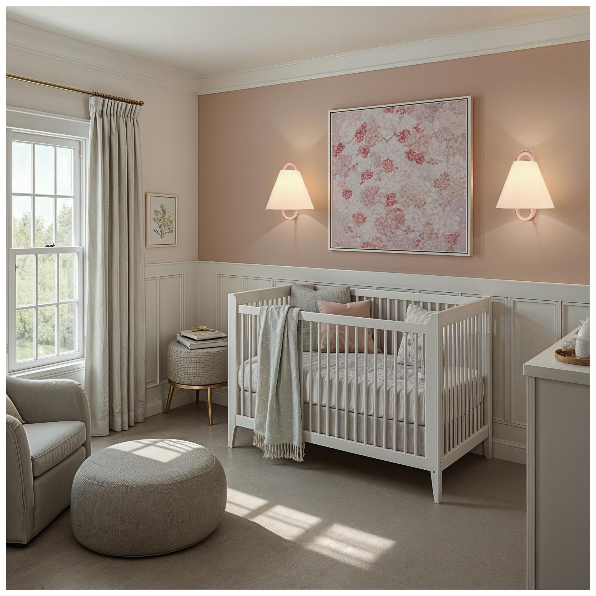 Image 6 Crystorama Jojo 11.75'' Vibrant Gold + Blush Sconce more views