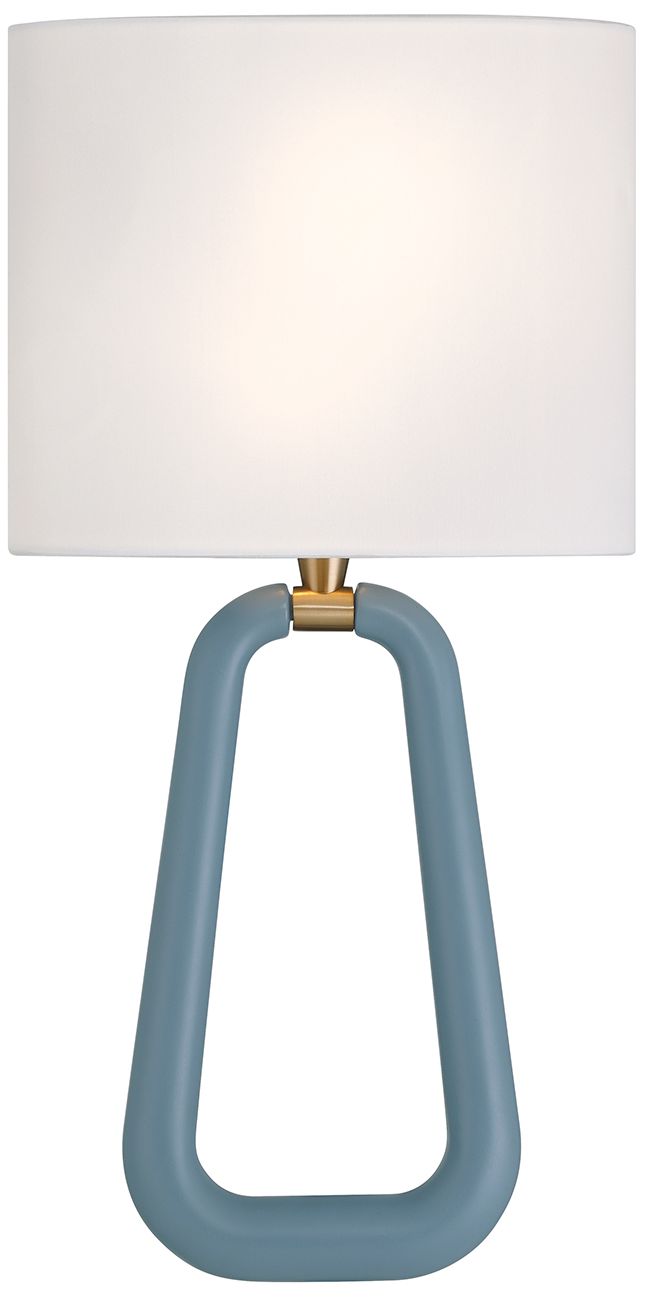 Crystorama Jori 10'' Aged Brass + Blue Sconce