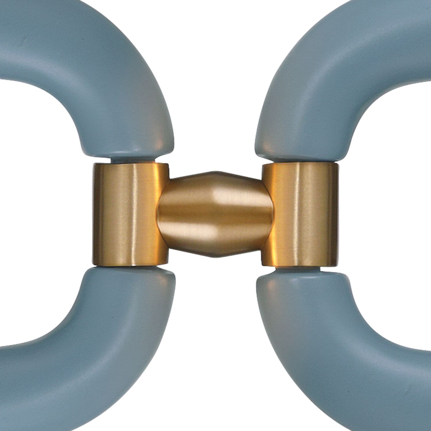 Crystorama Jori 10'' Aged Brass + Blue Sconce