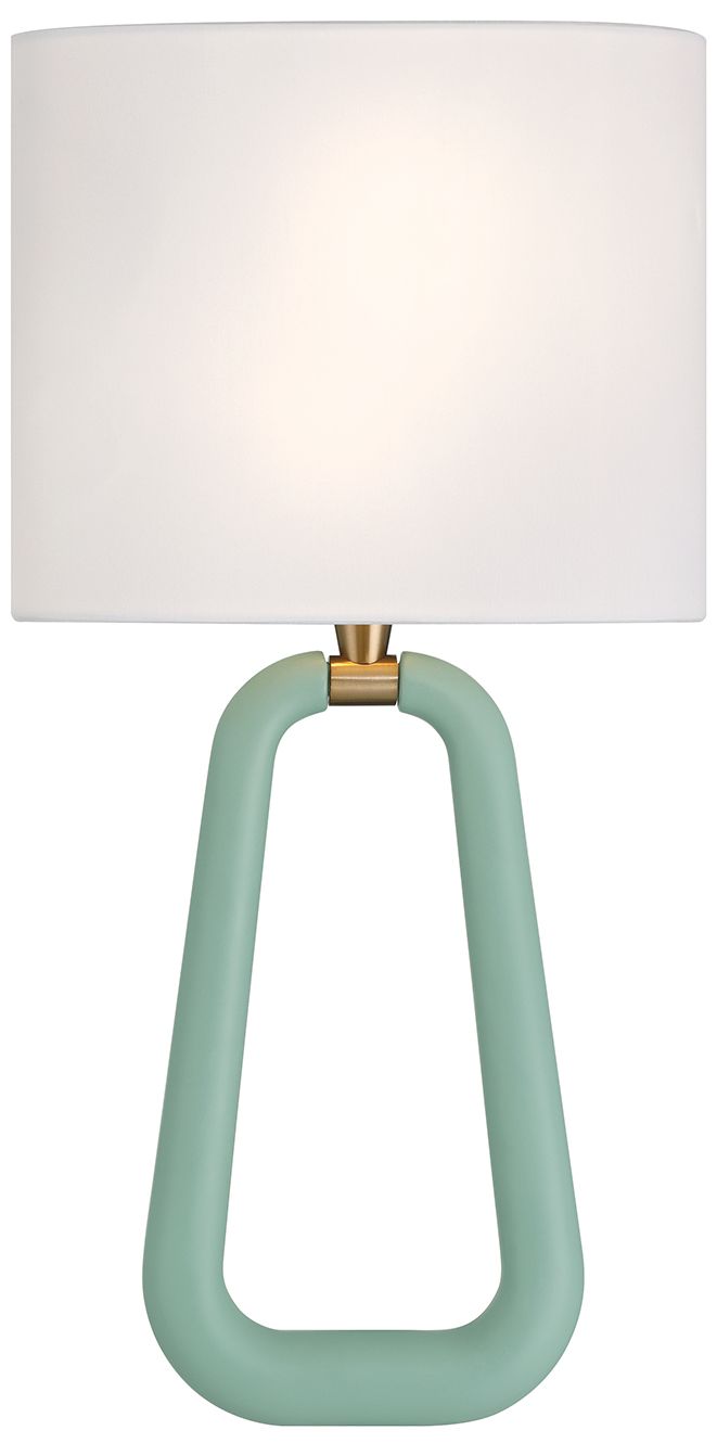 Crystorama Jori 10'' Aged Brass + Green Sconce