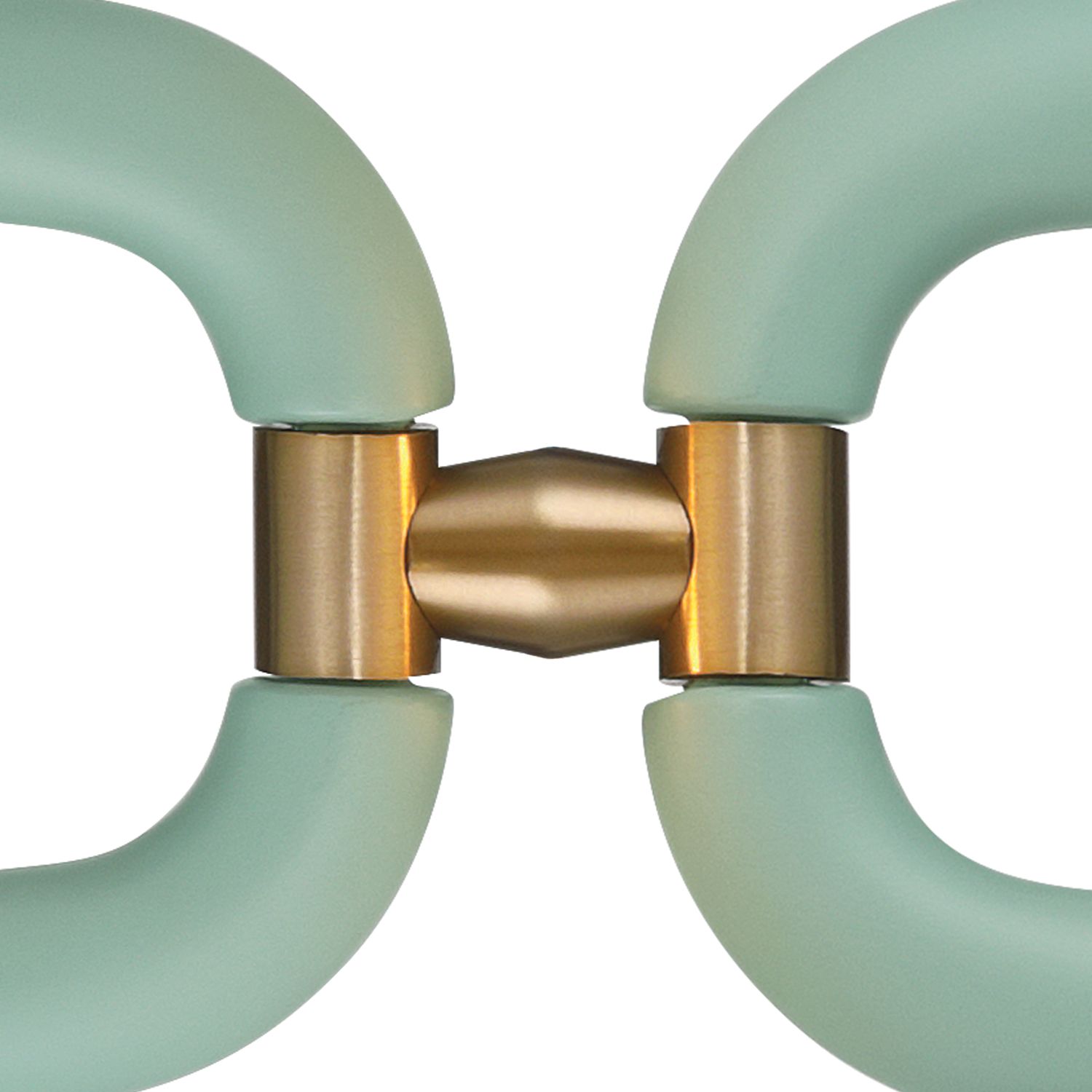 Crystorama Jori 10'' Aged Brass + Green Sconce