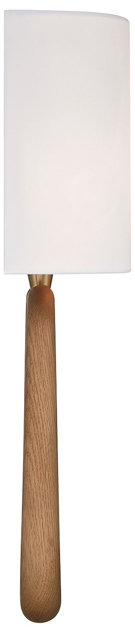Image 4 Crystorama Jori 10'' Aged Brass + Wood Sconce more views