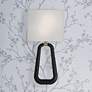 1_Crystorama Jori 19 3/4" High Brass and Matte Black Modern Wall Sconce
