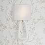 1_Crystorama Jori 19 3/4" High Brass and Matte White Modern Wall Sconce