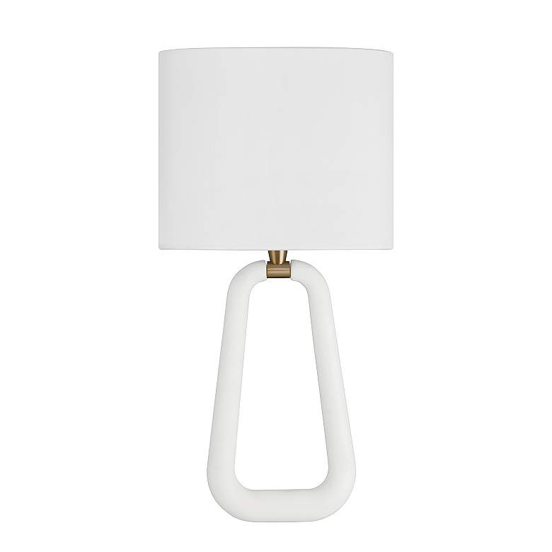Image 3 Crystorama Jori 19 3/4" High Brass and Matte White Modern Wall Sconce more views
