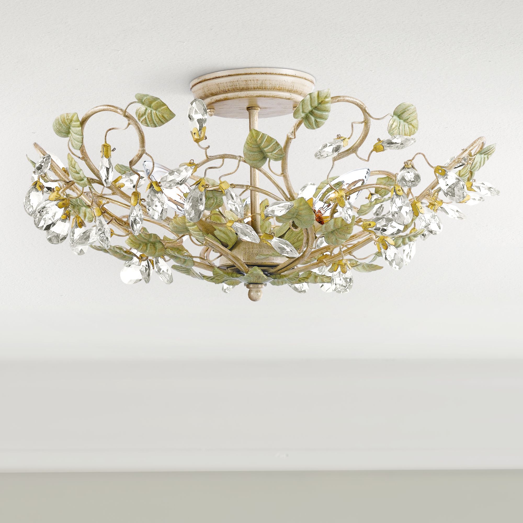 floral light fitting