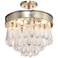 Crystorama Julien 16" Wide Twilight Gold Ceiling Light