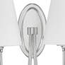 6_Crystorama Juno 13" High Polished Nickel 2-Light Wall Sconce more views