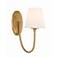 Crystorama Juno 13" High Vibrant Gold Wall Sconce