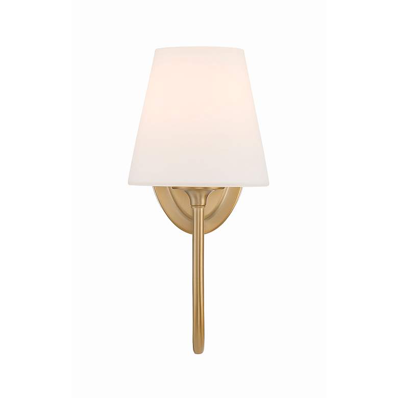 Image 4 Crystorama Juno 13" High Vibrant Gold Wall Sconce more views