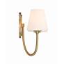 3_Crystorama Juno 15" High Vibrant Gold 2-Light Wall Sconce more views