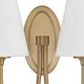 6_Crystorama Juno 15" High Vibrant Gold 2-Light Wall Sconce more views