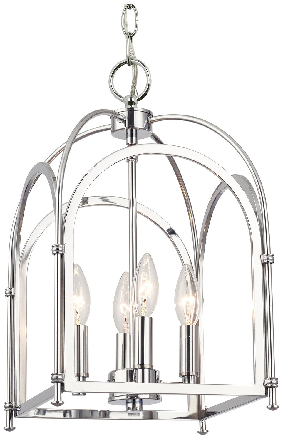 Thumbnail1 of Crystorama Kai 10'' Polished Chrome Pendant