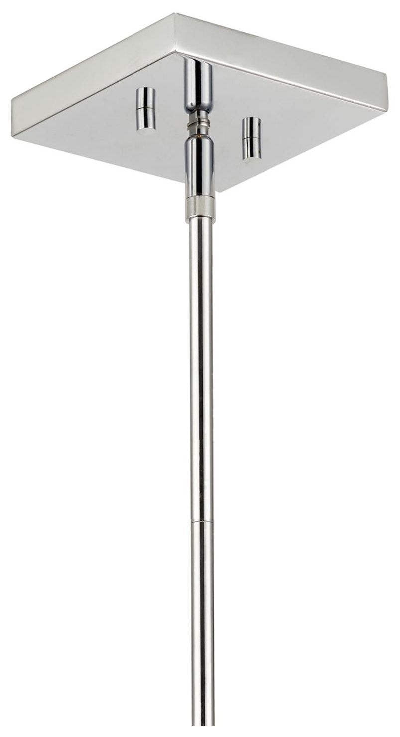 Image 2 Crystorama Kai 10'' Polished Chrome Pendant more views