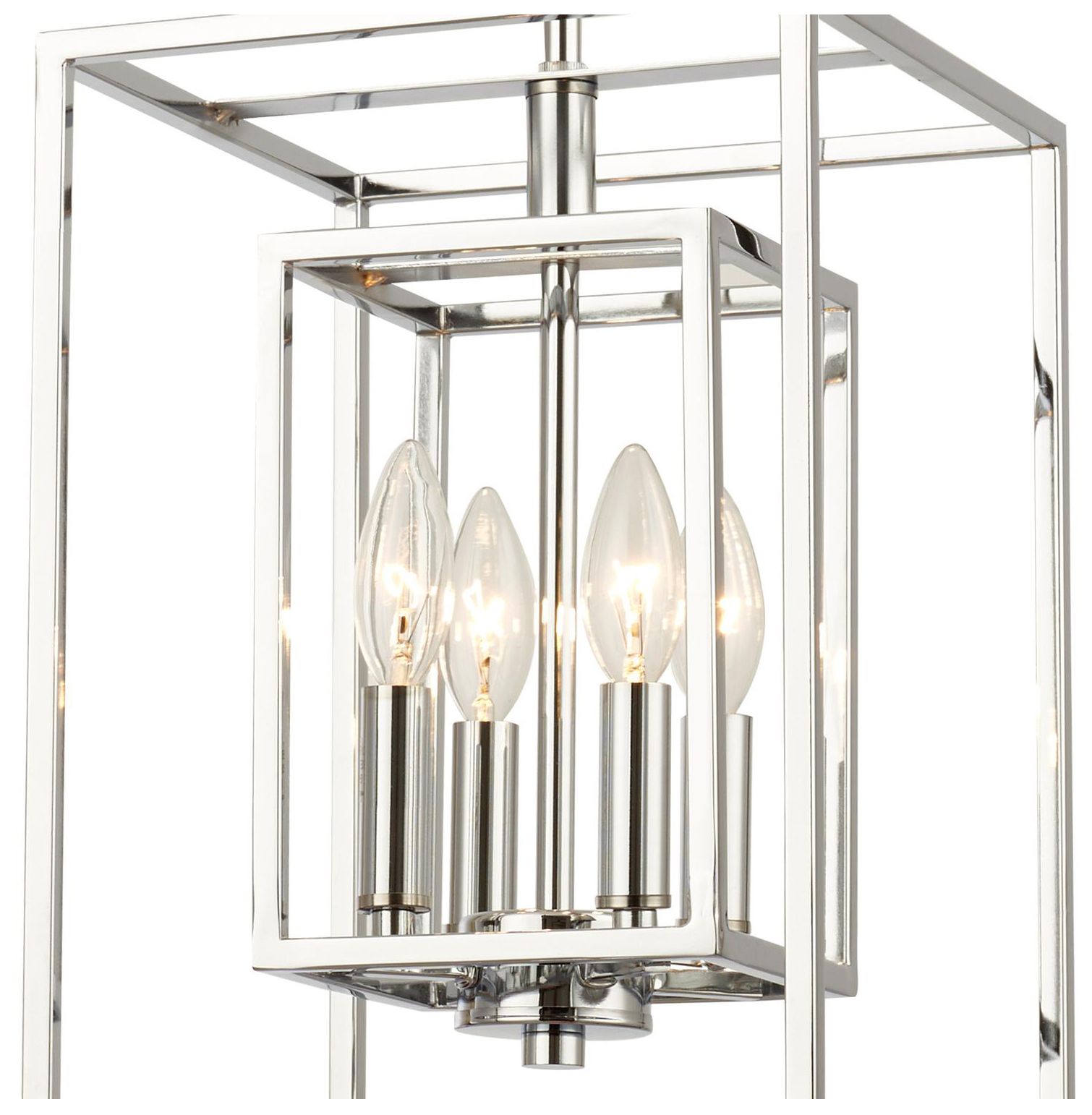 Image 4 Crystorama Kai 10'' Polished Chrome Pendant more views