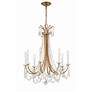 1_Crystorama Karrington 26" Wide Aged Brass 8-Light Chandelier