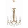 3_Crystorama Karrington 26" Wide Aged Brass 8-Light Chandelier more views
