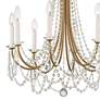 5_Crystorama Karrington 26" Wide Aged Brass 8-Light Chandelier more views