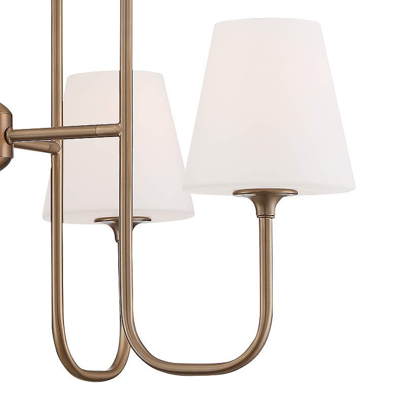 Image 4 Crystorama Keenan 28" Wide Vibrant Gold 8-Light Chandelier more views