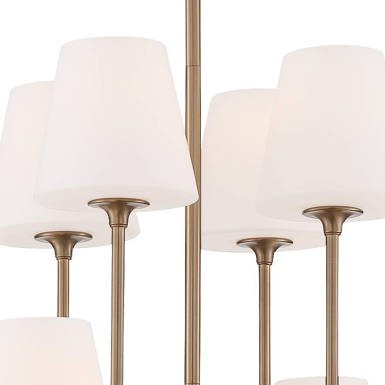 Image 5 Crystorama Keenan 28" Wide Vibrant Gold 8-Light Chandelier more views
