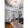 7_Crystorama Keenan 31 1/4"W Vibrant Gold 6-Light Chandelier more views
