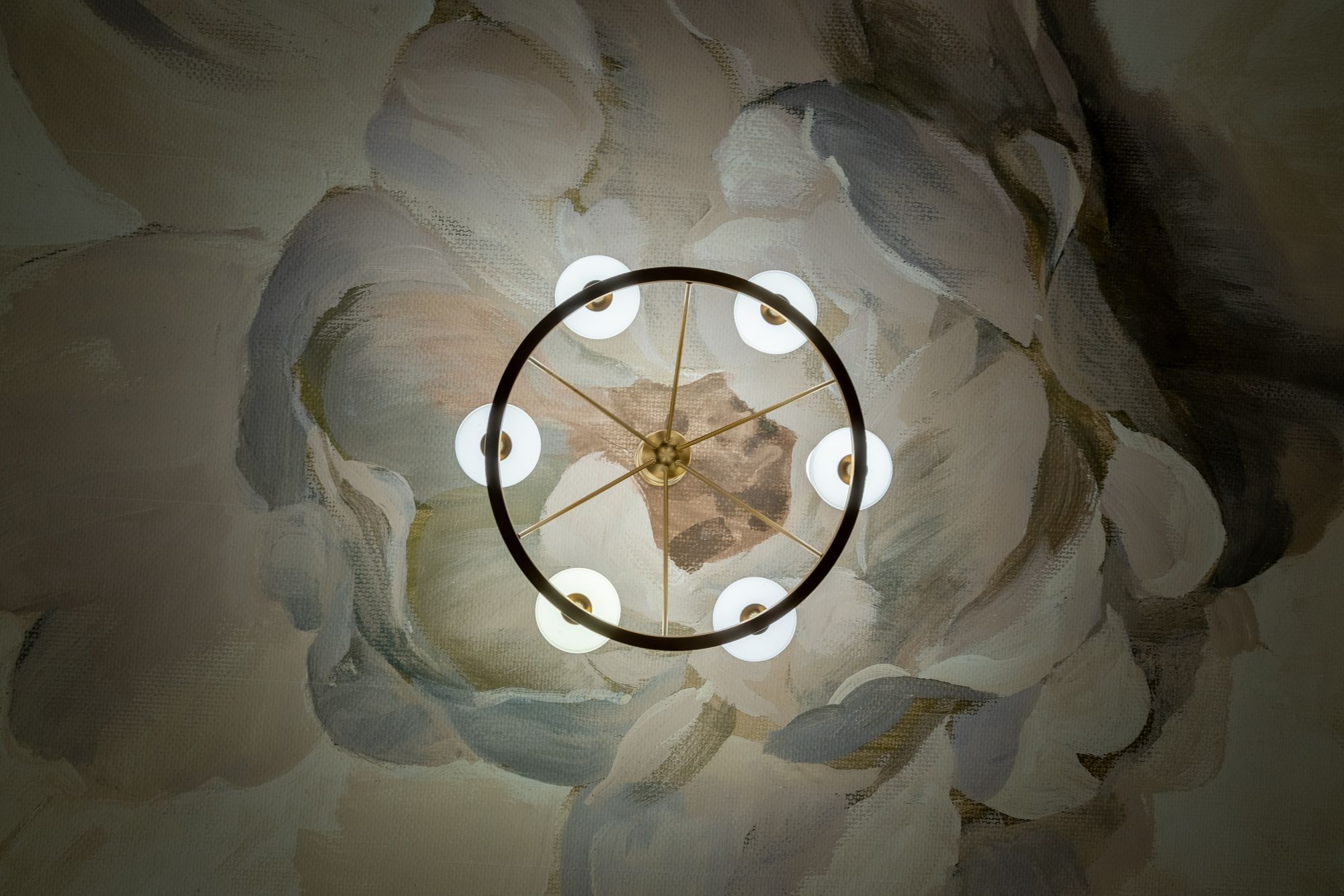 Crystorama Keenan 31 1/4"W Vibrant Gold 6-Light Chandelier