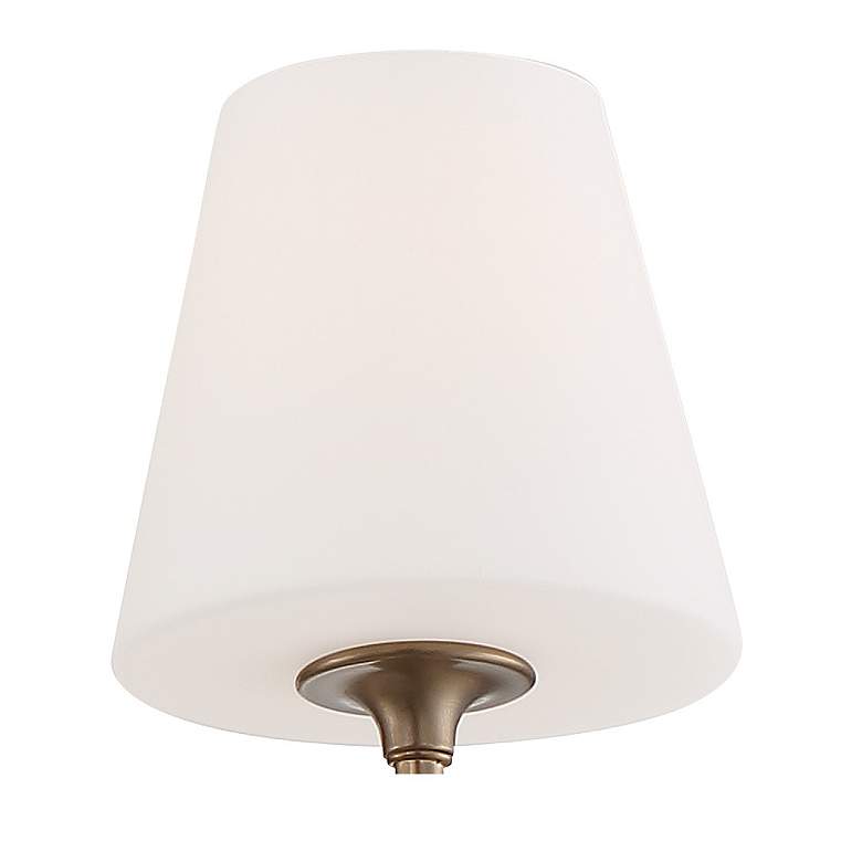 Image 5 Crystorama Keenan 48" Wide Gold Arm 4-Light Island Light Chandelier more views