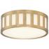 Crystorama Kendal 14" Wide Vibrant Gold Drum Ceiling Light